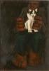 Raccolta Comunale d'Arte Contemporanea - uomo col gatto Colli